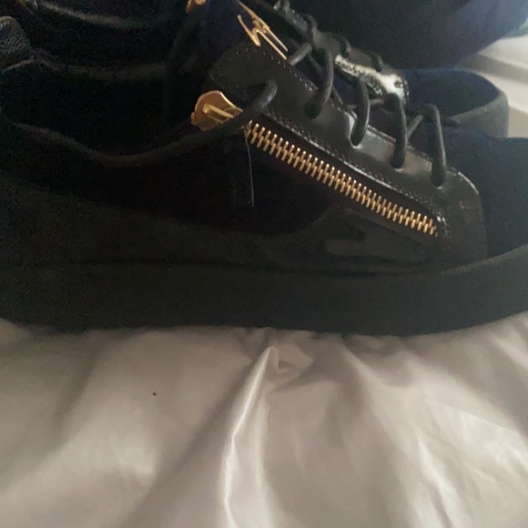 Giuseppe zanotti 11.5 navy blue black and gold - Picture 6 of 8